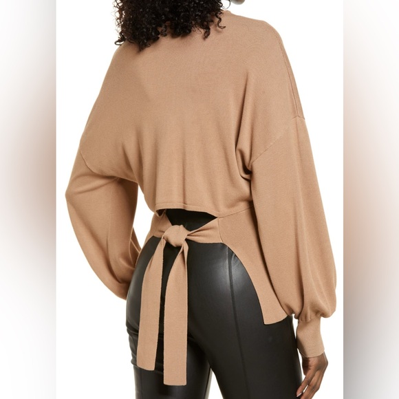 Open Edit Sweaters - 11. Open Edit Tan Knit Sweater
